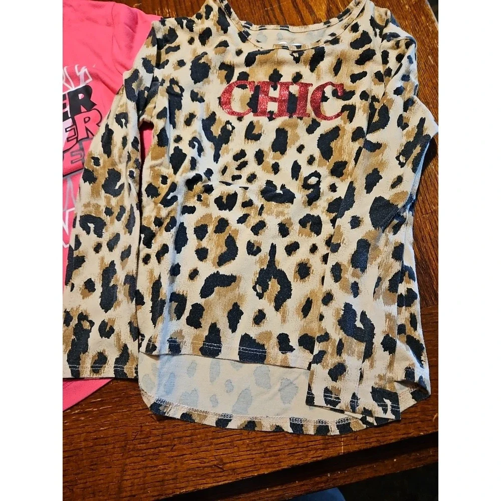 Youth‎ Girl Size 6 Tshirts Holiday Nike & 365 Kids 3pc bundle (A845)
